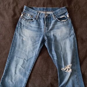 Levi’s Distressed 501 Jeans